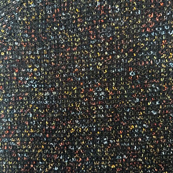 James Coviello New York Knit Top Size XS Vibrant Floral Brocade Neon Metallic - Picture 6 of 8